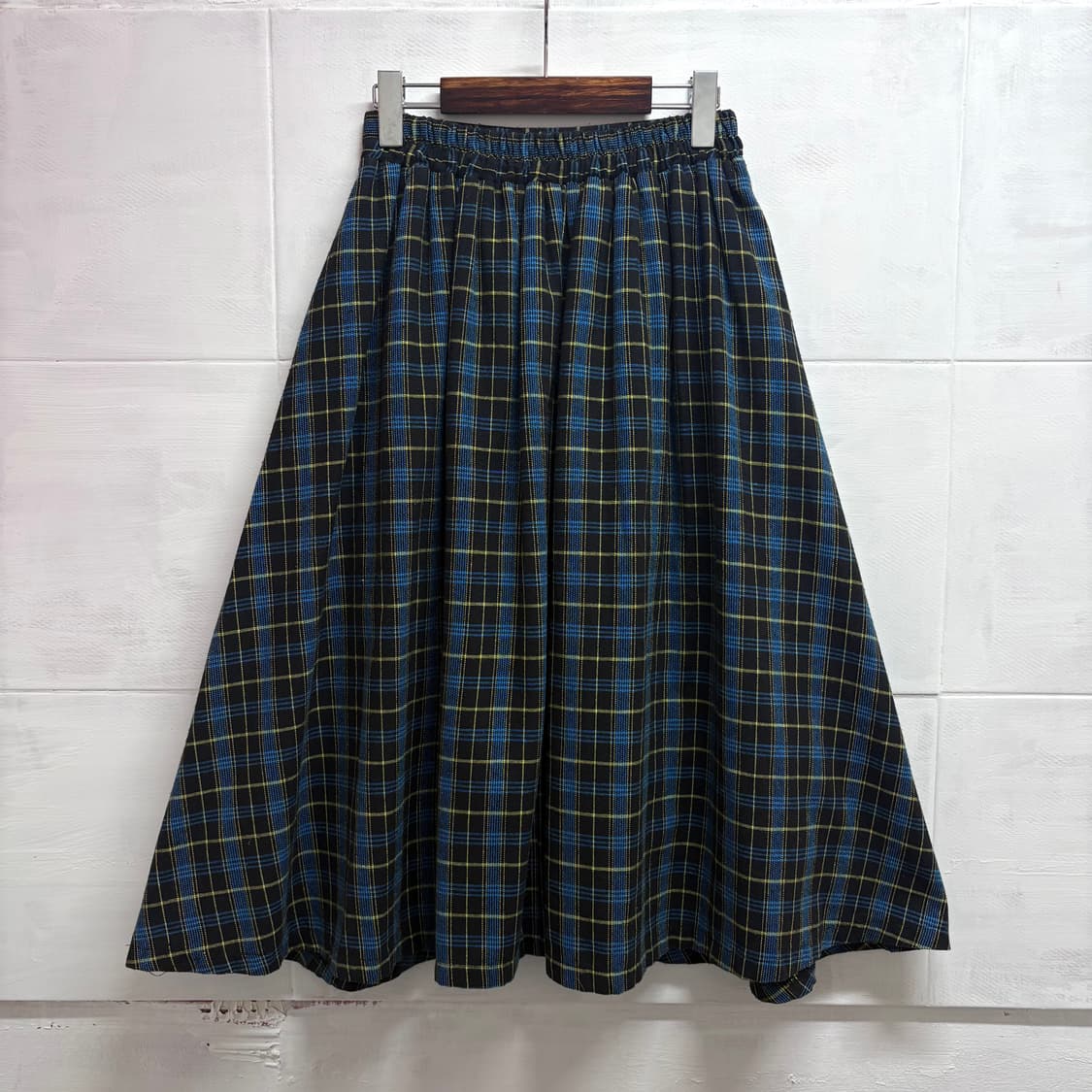 chocol raffine rode 플레어 체크 롱 스커트 (JPN) 상품이미지3