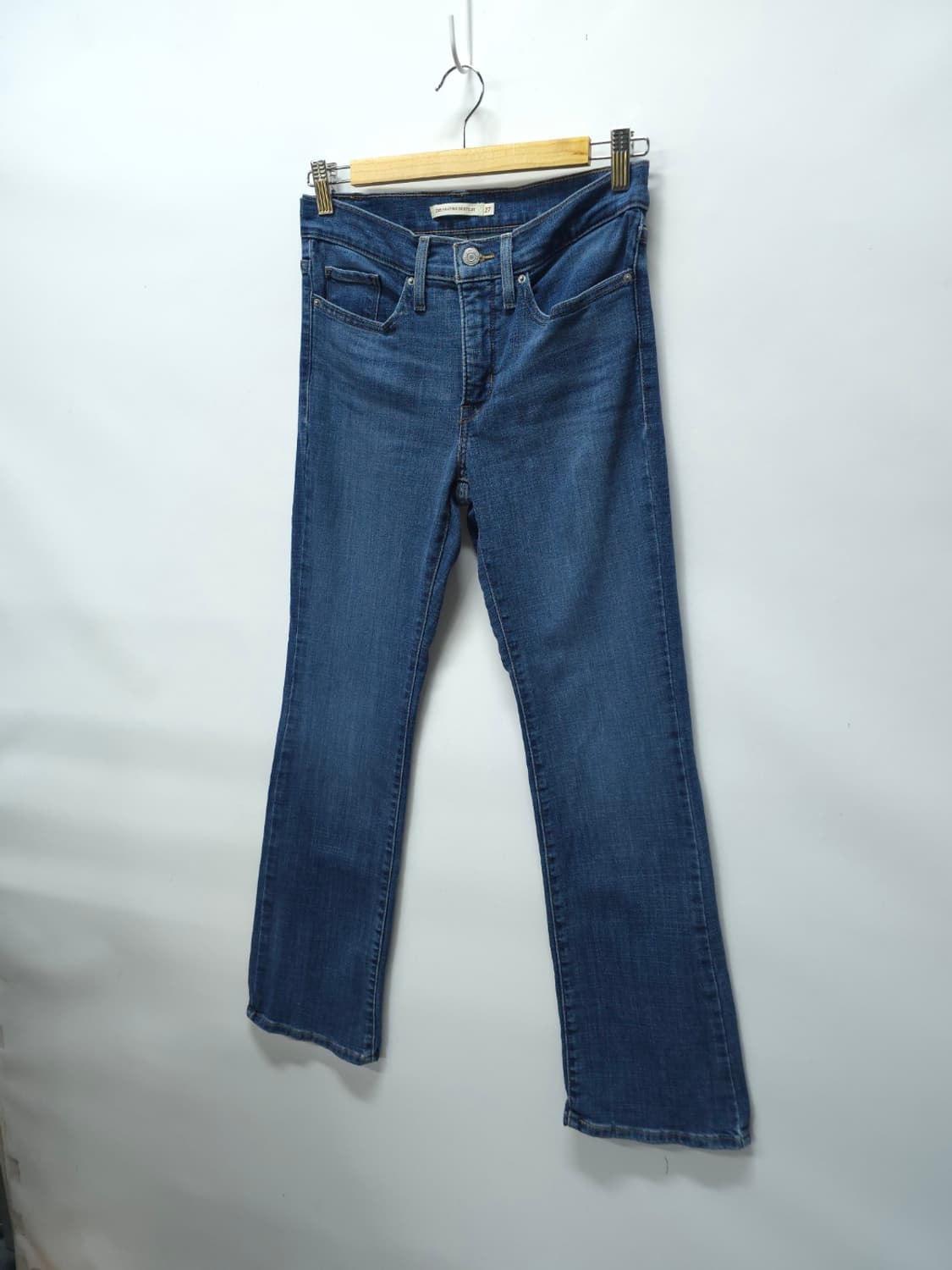 리바이스 315 쉐이핑 부츠컷 중청 데님 팬츠 27사이즈 상품이미지2