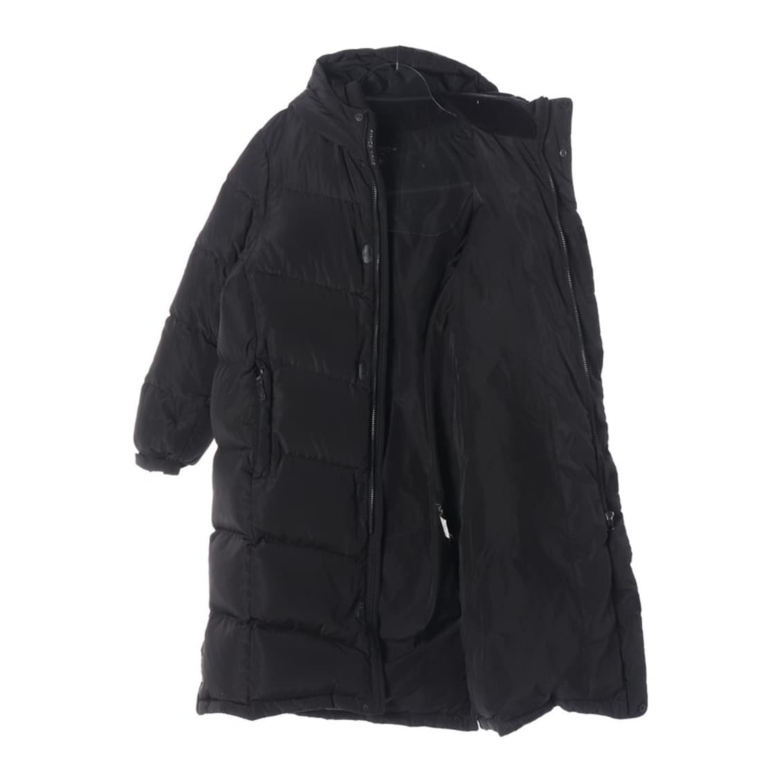 베네통 키즈 프리미엄 덕다운 롱패딩 블랙 14-15 상품이미지2