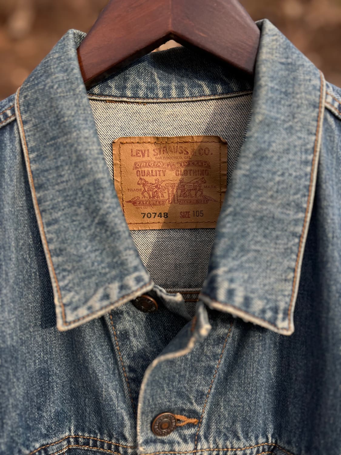 리바이스 데님 트러커 자켓 중청  105  상품이미지6