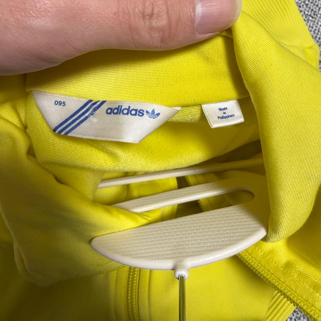 아디다스 파이어버드 백로고 져지 노랑 옐로우 95 트랙탑 상품이미지3