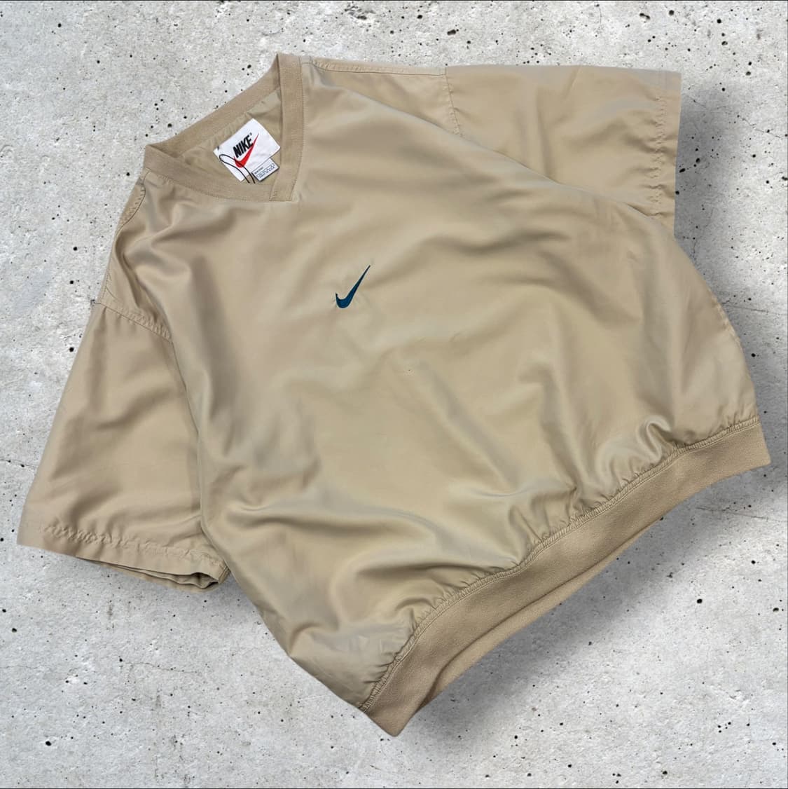 90s 나이키 반팔 바람막이 웜업 베이지 D513 상품이미지1