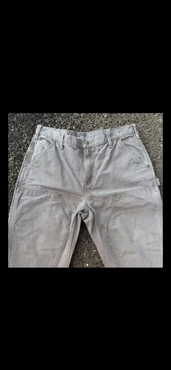 빈티지 칼하트 B136 GVL 더블니 카펜터 팬츠 상품이미지3