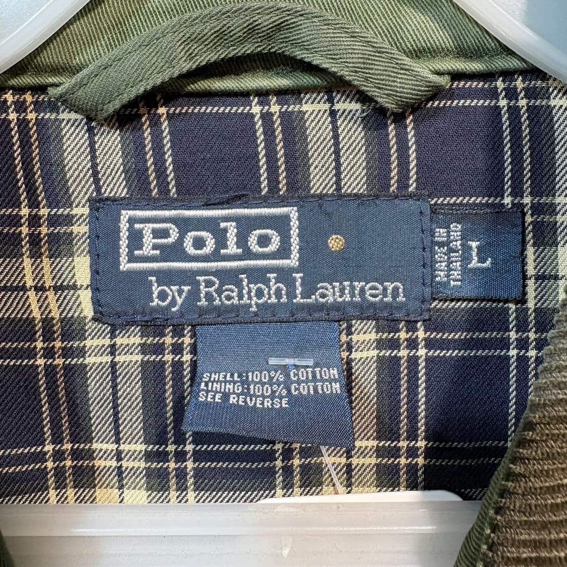 [L] POLO 폴로 랄프로렌 빈티지 코튼 자켓 상품이미지7