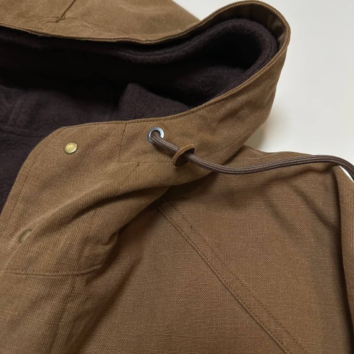 오라리 Auralee 워시드 헤비 캔버스 라이너 코트 상품이미지8