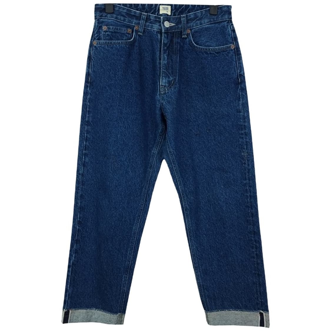 [어나더오피스] 셀비지 롤업 테이퍼드 데님 팬츠 청바지 M19652 상품이미지2