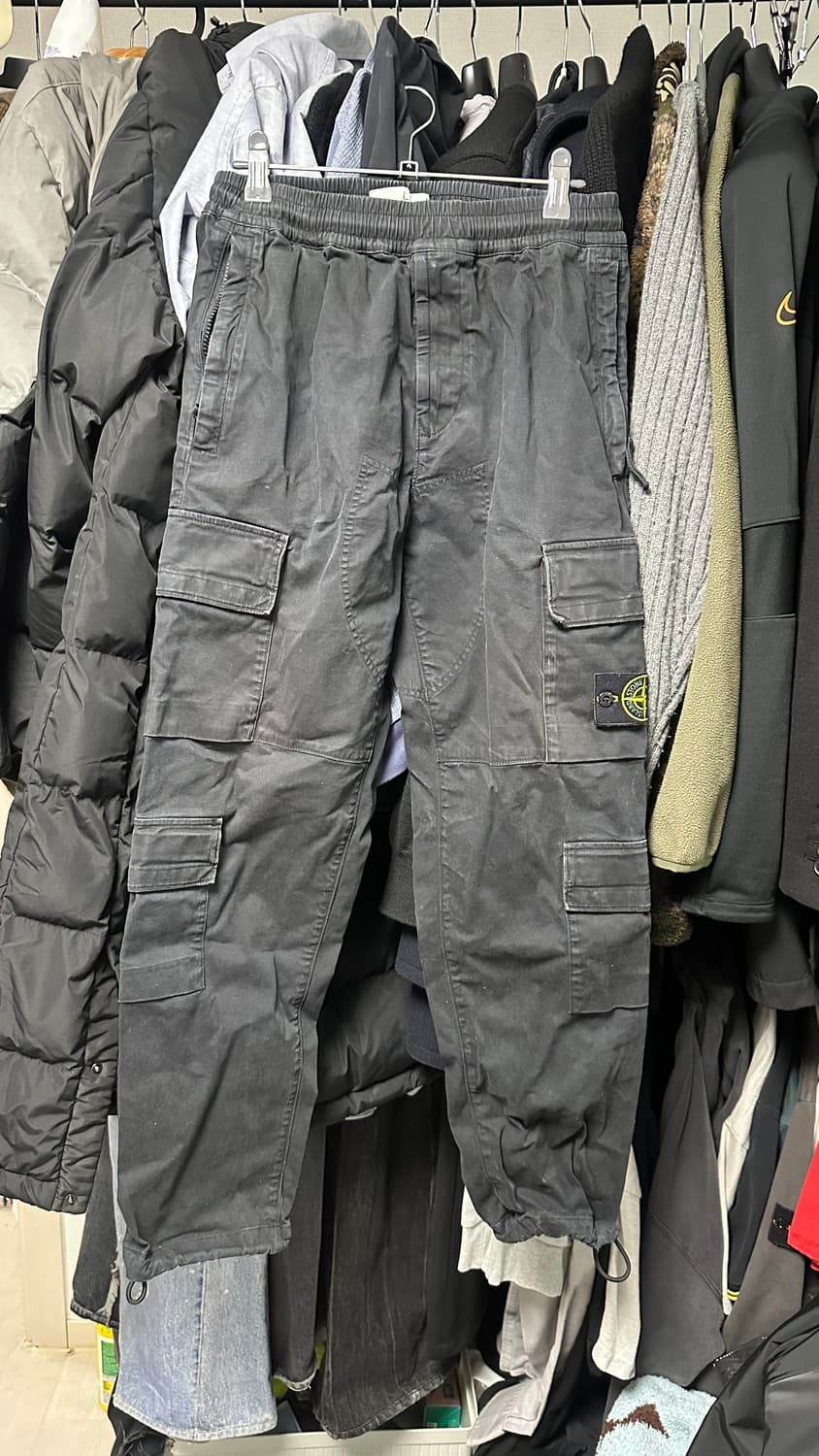 스톤아일랜드 올드이펙트 더블 탄창 스트링 카고팬츠 28 상품이미지1