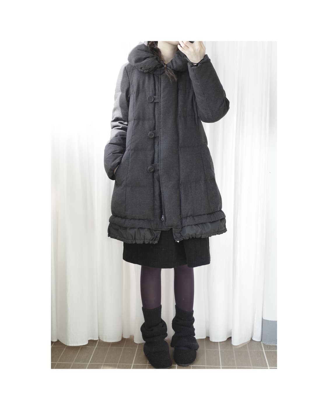 Charcoal nine padded jacket 상품이미지1