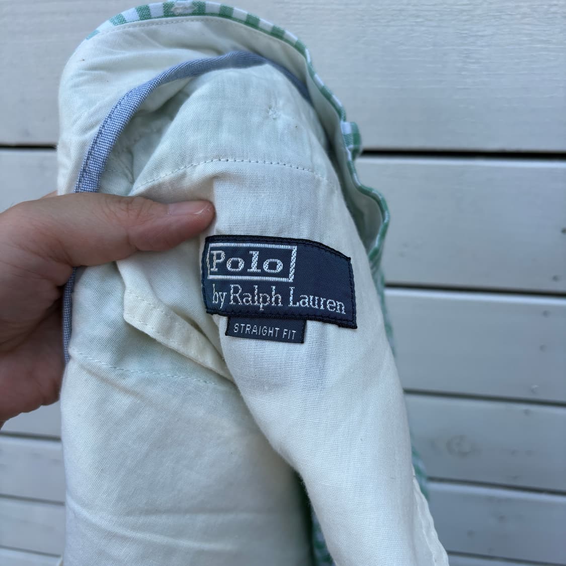Polo 폴로 체크 린넨 반바지 상품이미지3