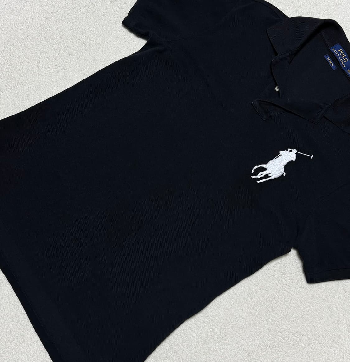 폴로 랄프로렌 빅포니 검흰 반팔 상품이미지3