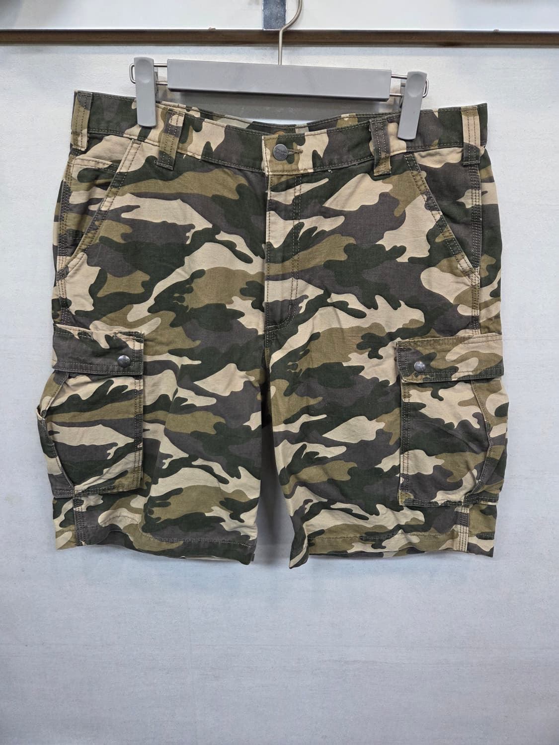 칼하트 릴렉스드핏 코튼 카모 카고반바지 38 상품이미지1