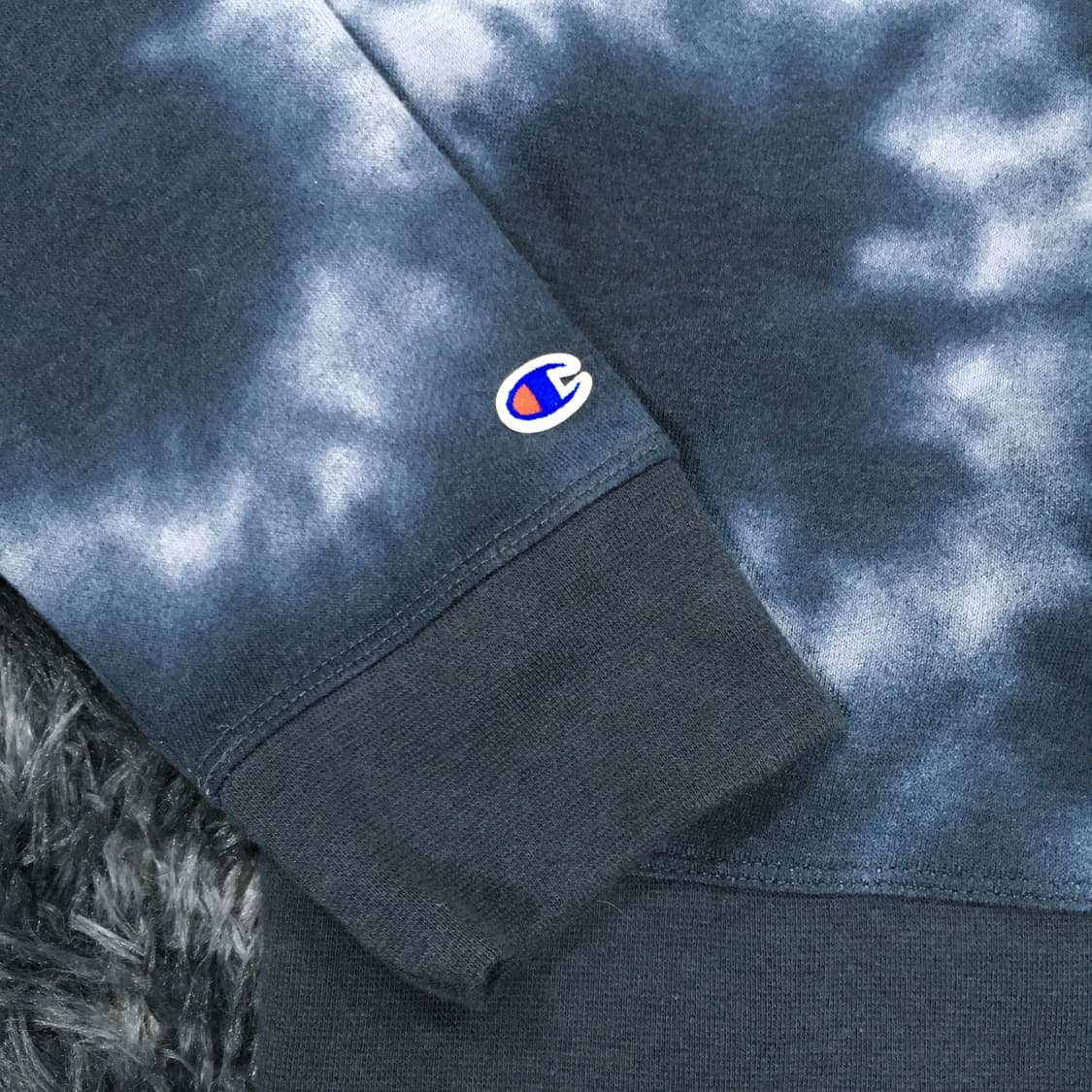 투티/0263 챔피온 타이다이 후드티 기모 그레이 스웻셔츠 상품이미지6