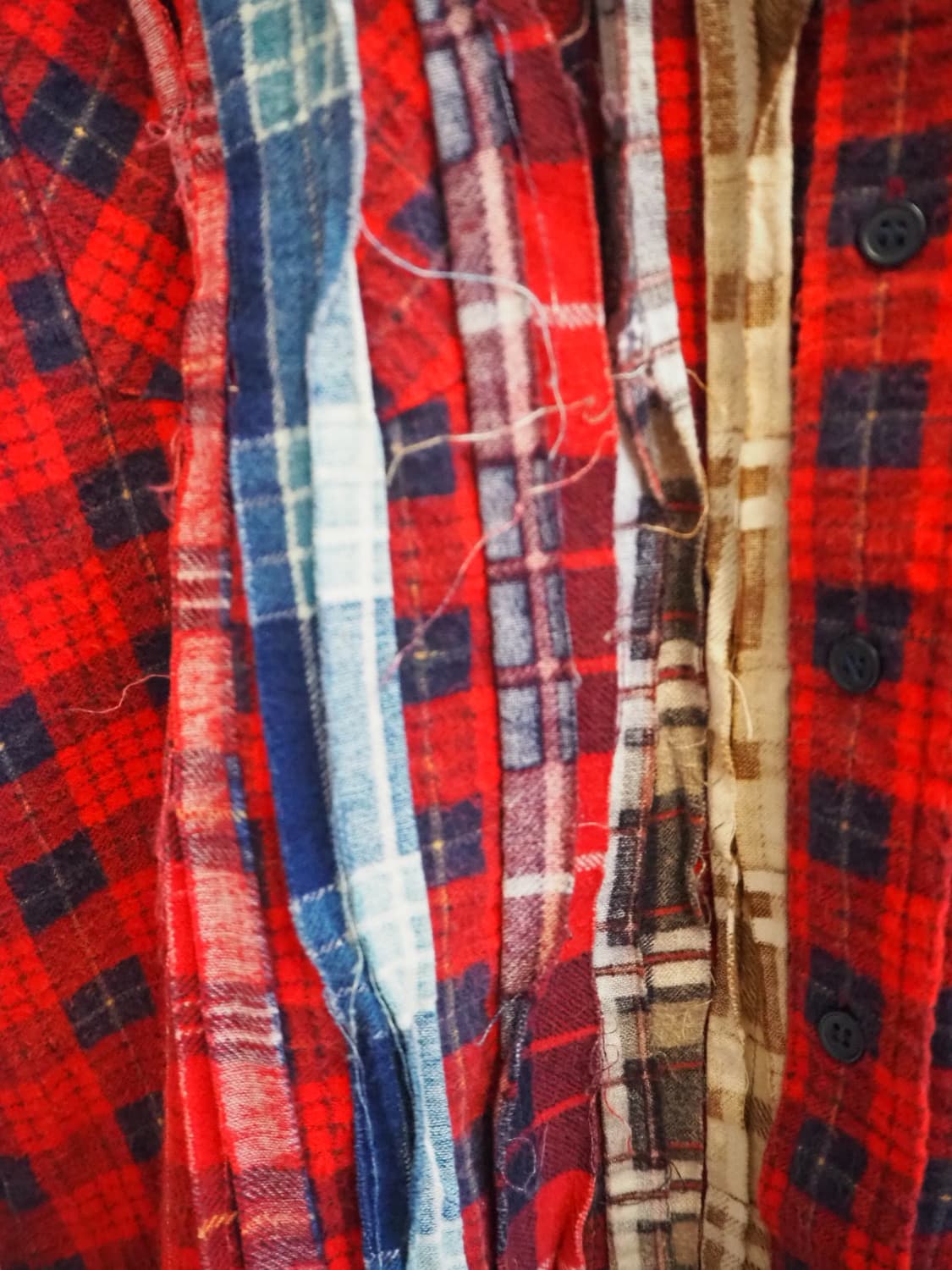 Rebuildbyneedles flannel shirt 상품이미지2