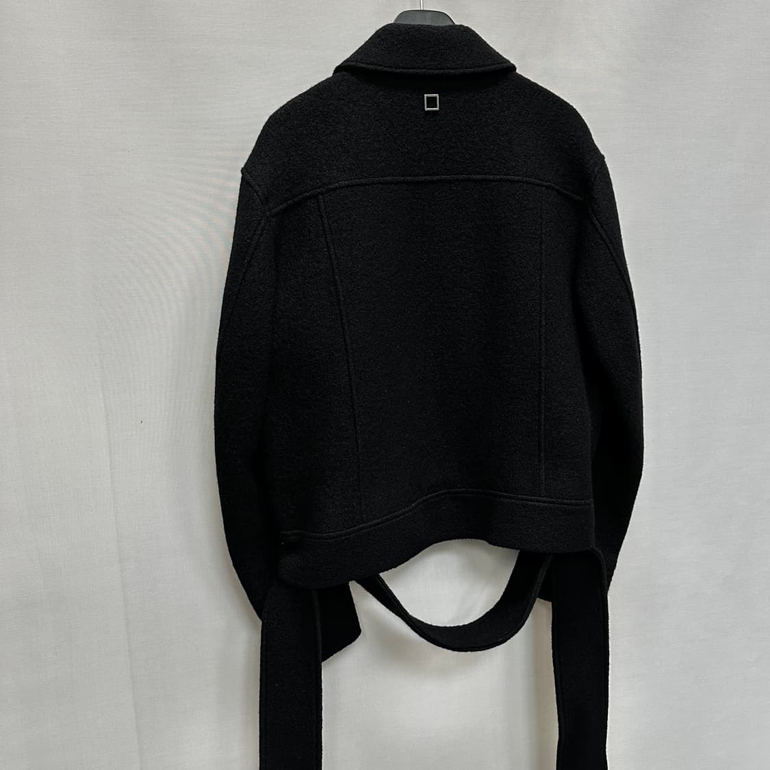 우영미 벨티드 블루종 울 자켓 ( 100~105 ) 상품이미지5