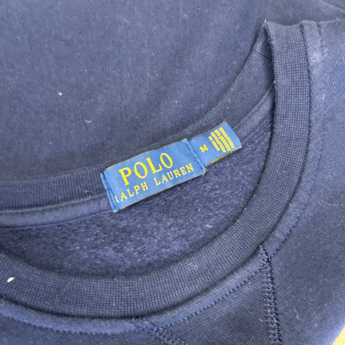 M 폴로랄프로렌 폴로베어 네이비 맨투맨 상품이미지4