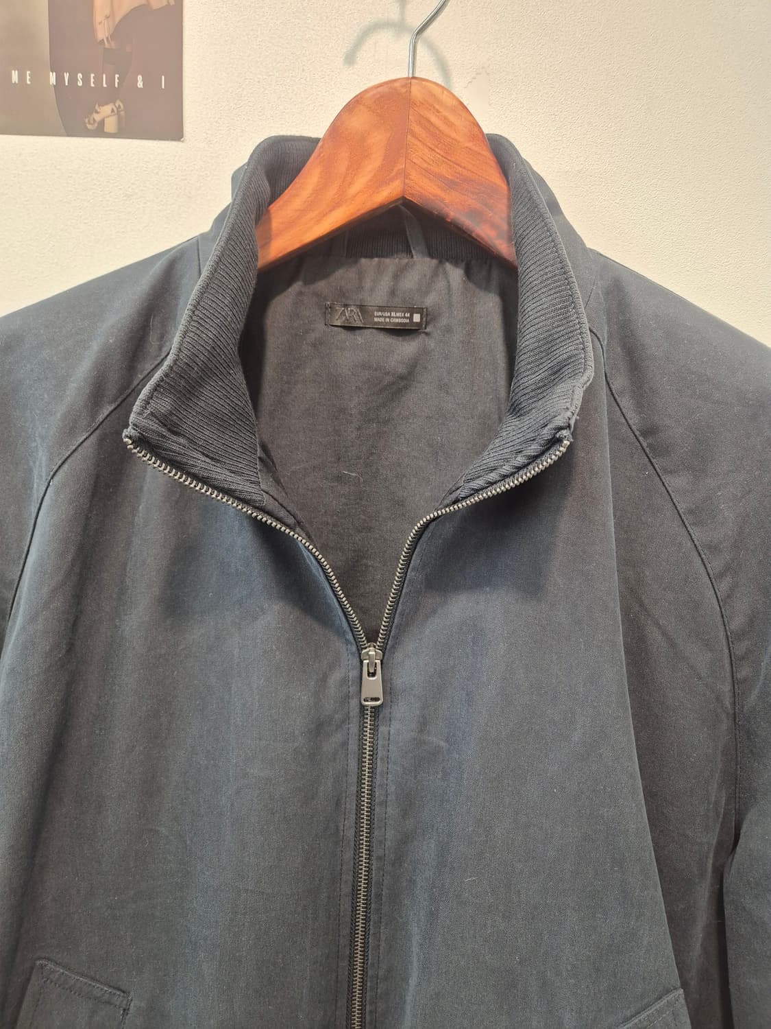 ZARA 네이비  블루종 스타일 자켓 XL
사이즈  상품이미지2