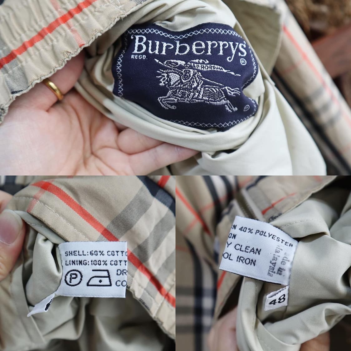 버버리 리버시블 해링턴 자켓 상품이미지10