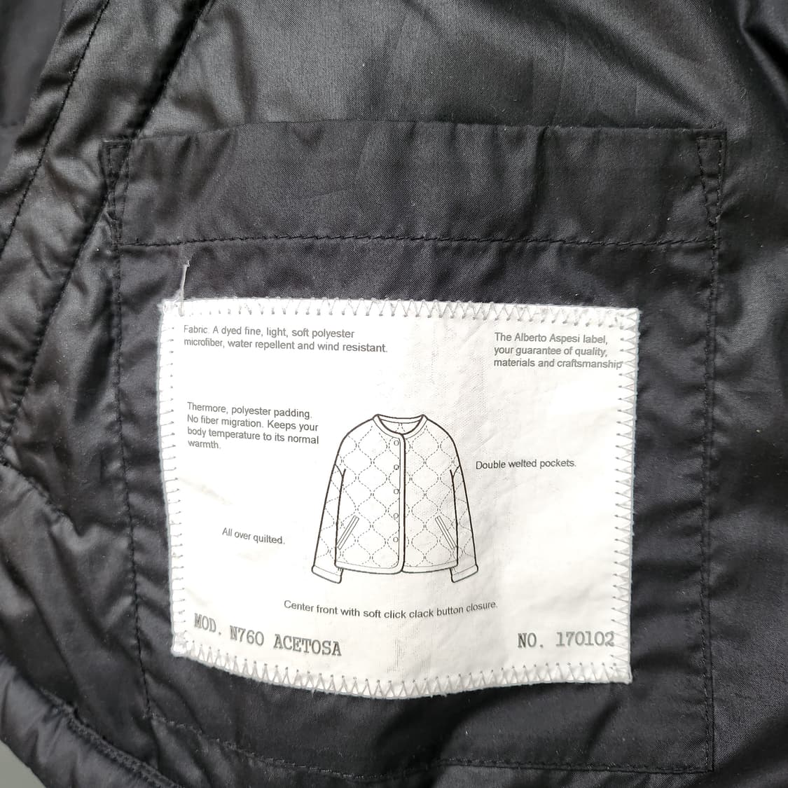 ASPESI 여성 경량 패딩 / 상태 매우 좋아요! 상품이미지4