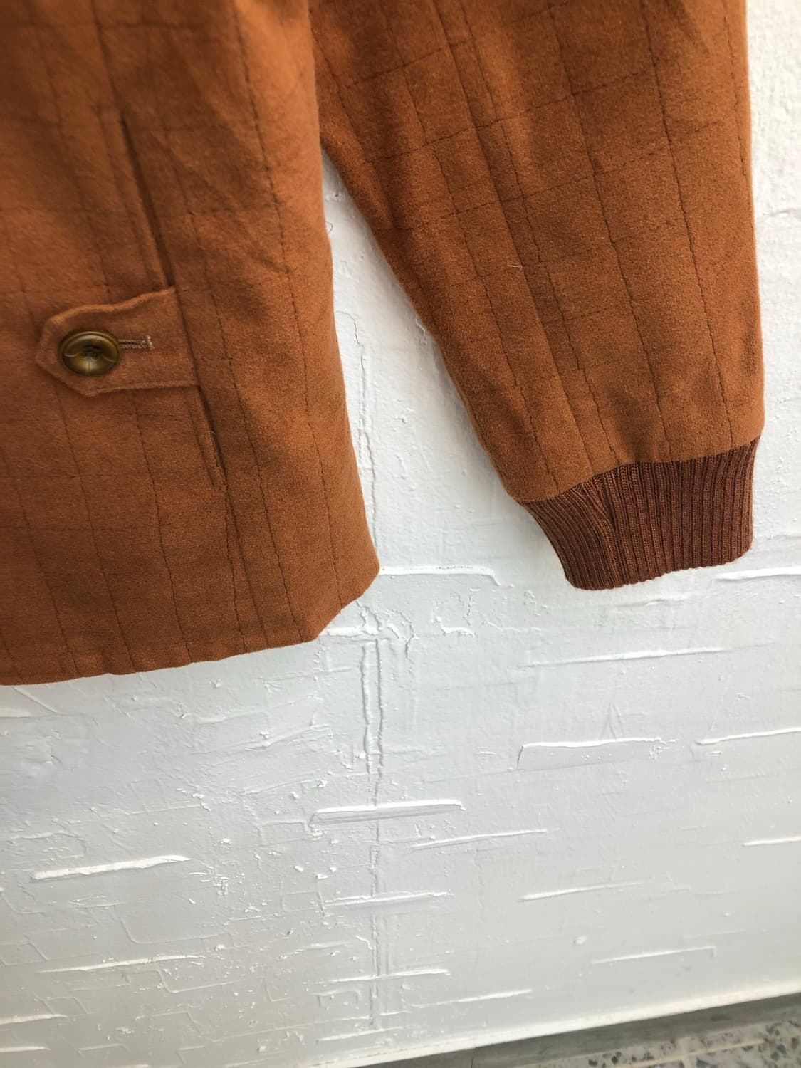 vintage orange suede jacket 상품이미지5