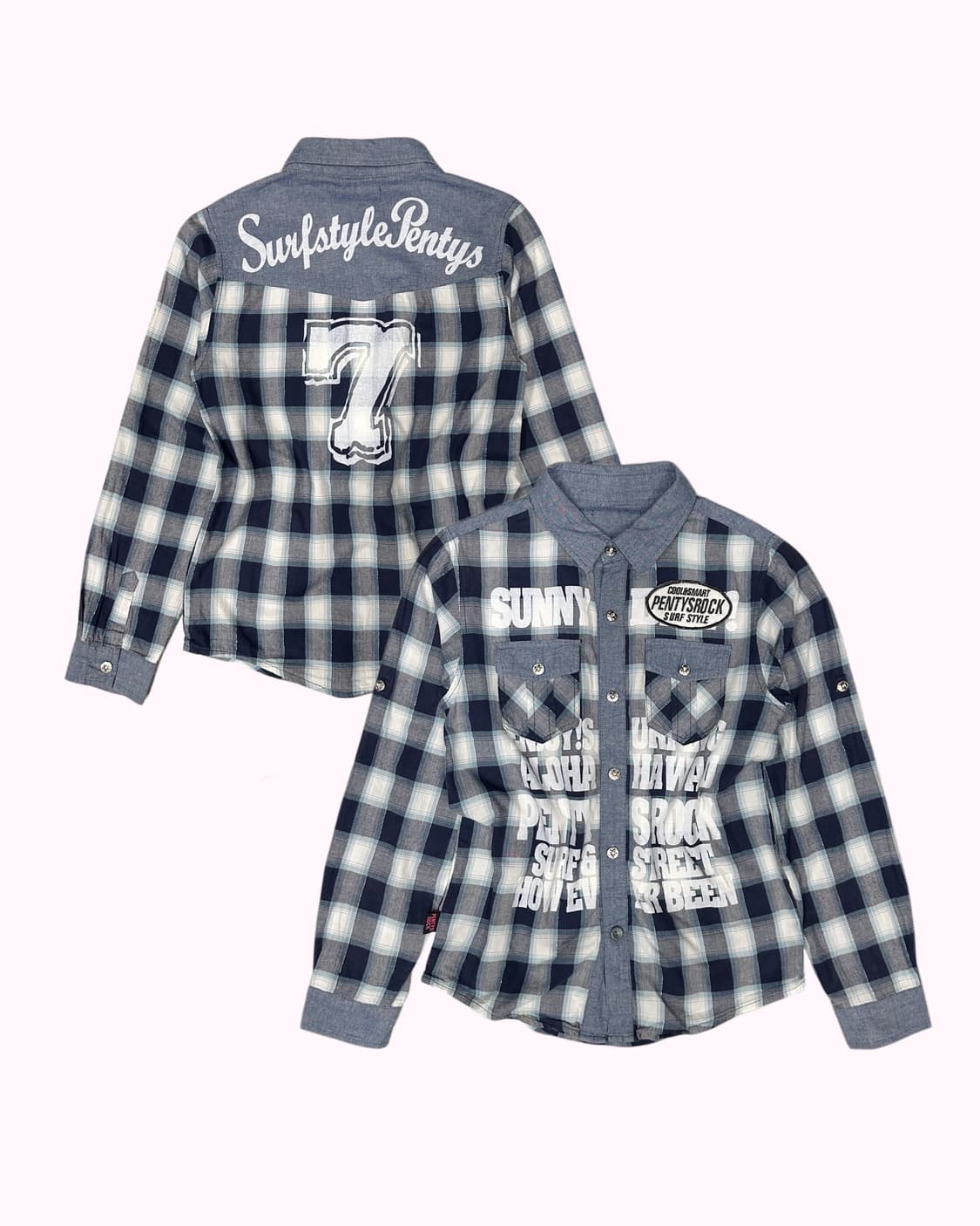 surfuer printing western shirt 상품이미지1