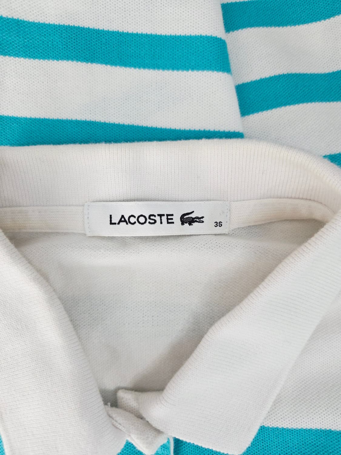 LACOSTE 라코스테 스트라이프 카라 원피스 상품이미지6