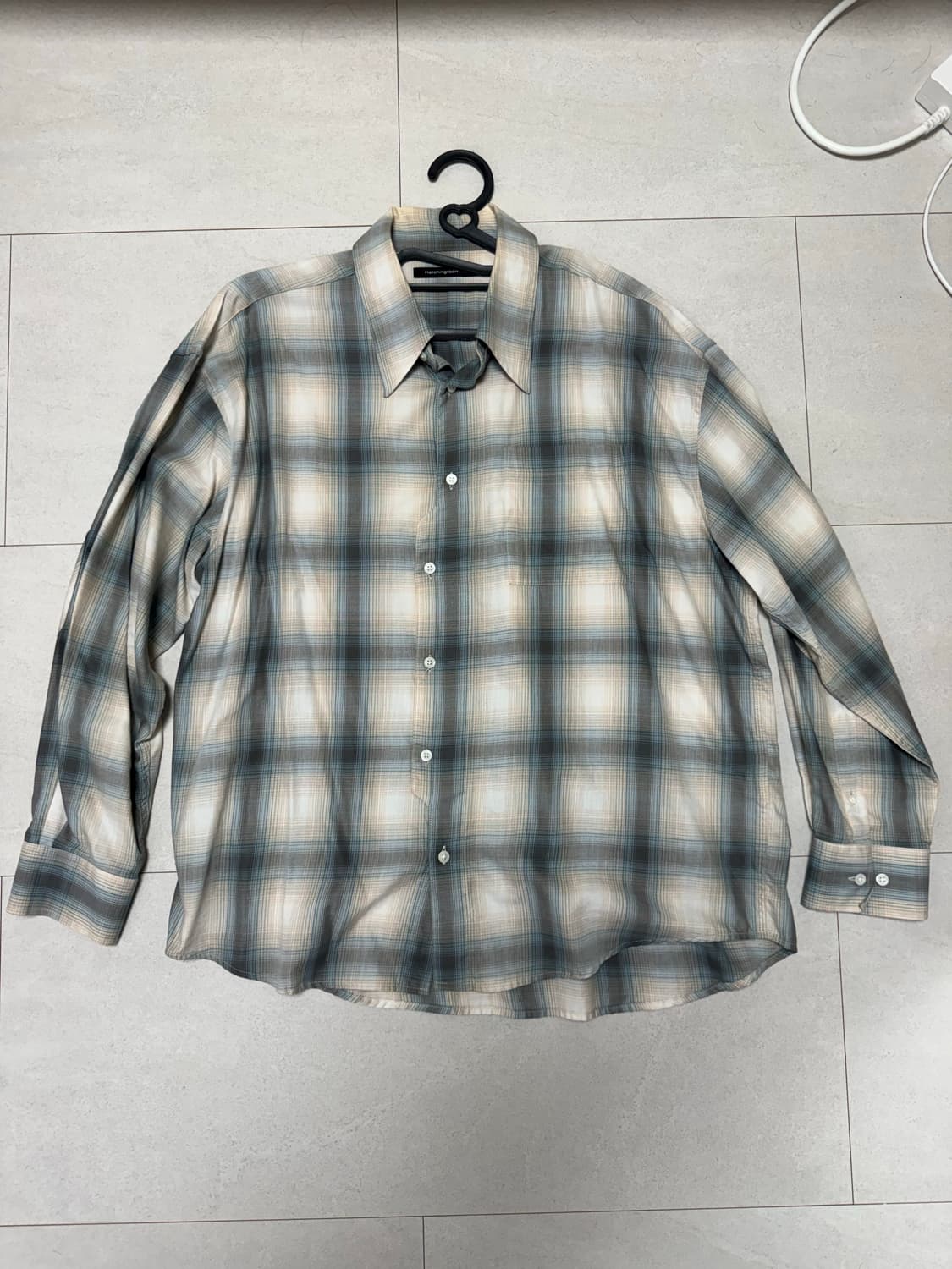 헤칭룸 Archive 스카이블루 옴브레 셔츠-3size 상품이미지1