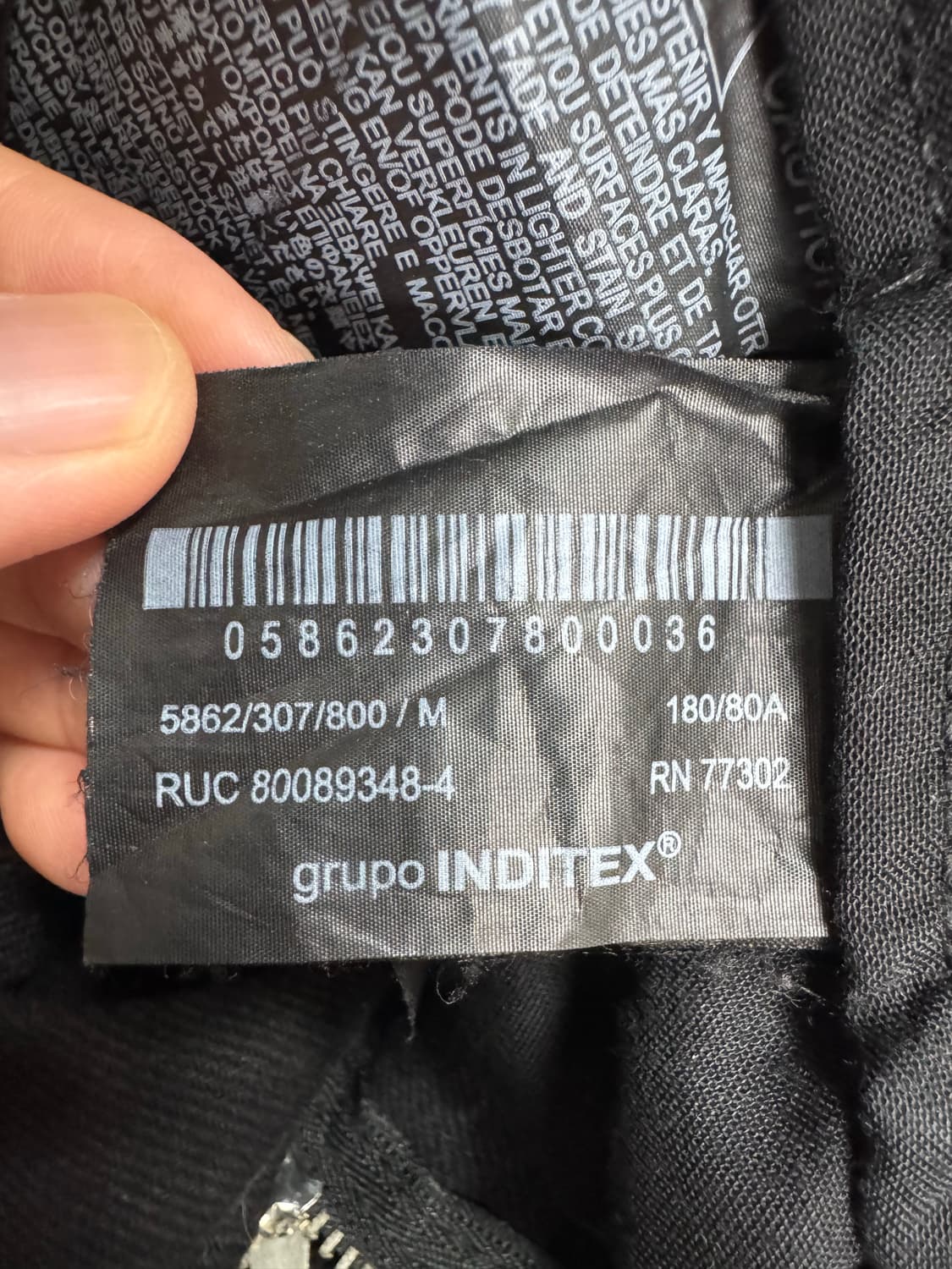 ZARA black jean 상품이미지5