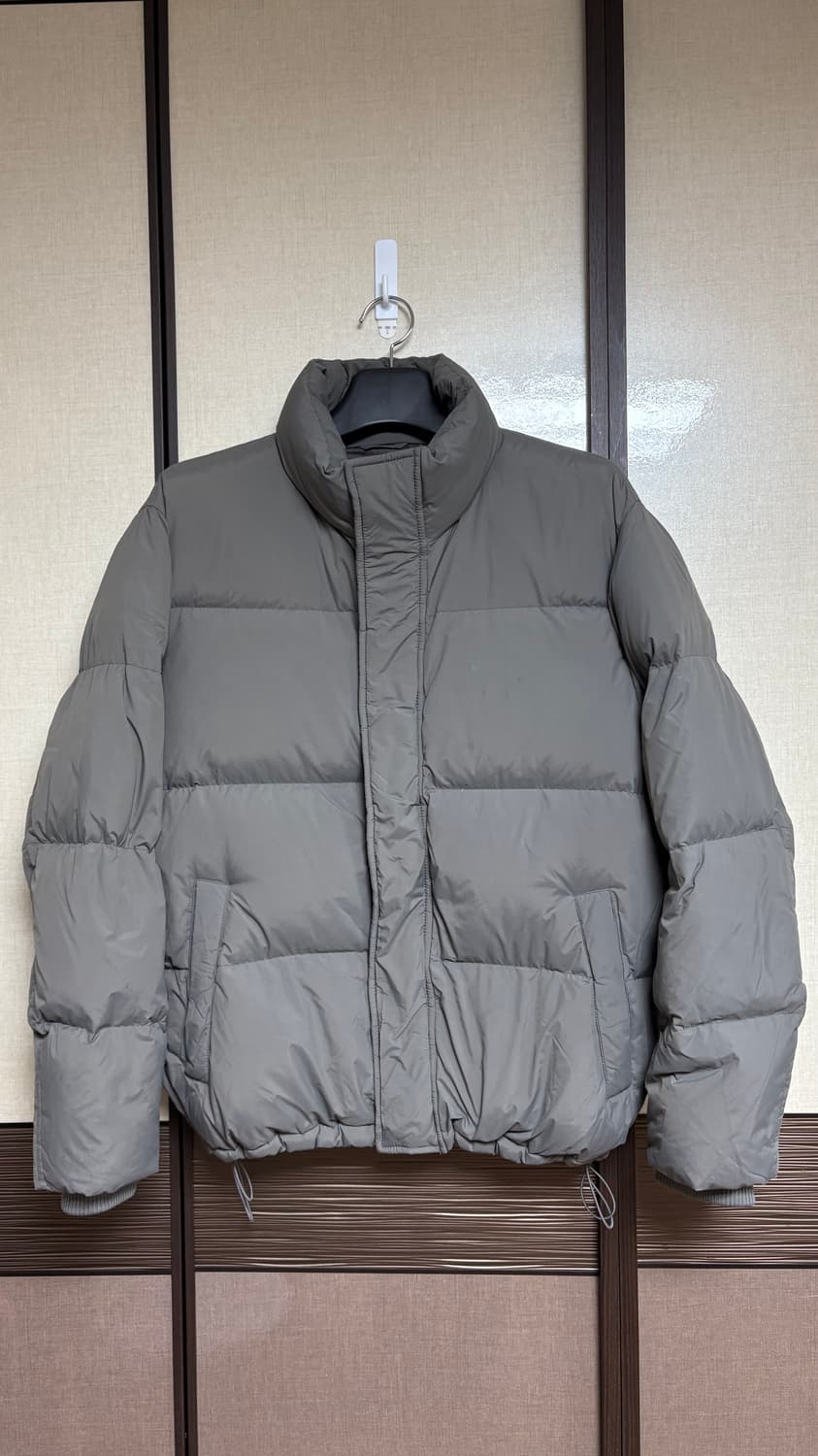 [100/L] 지오다노 푸퍼 숏 패딩 그레이 상품이미지1