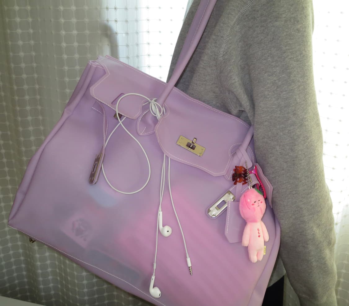 🚚당일발송🚚 젤리버킨 라벤더💜 상품이미지1