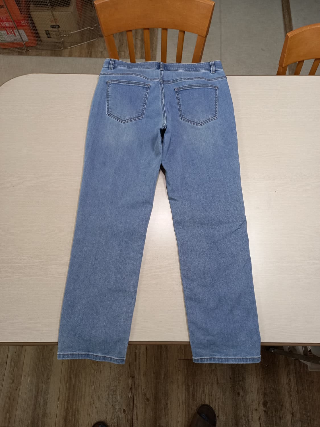 34 MindBridge 밴딩 워싱스판 슬림일자 연청 34-561 상품이미지2