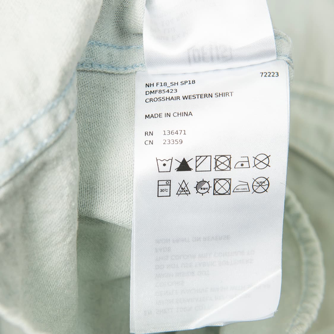 [XL] 데우스 나바호 스티치 웨스턴 데님셔츠  상품이미지9