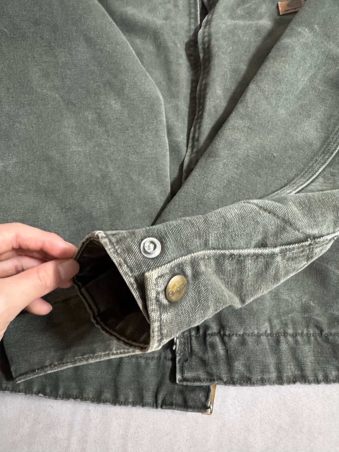 칼하트 디트로이트 J97 자켓 모스그린 L 상품이미지7