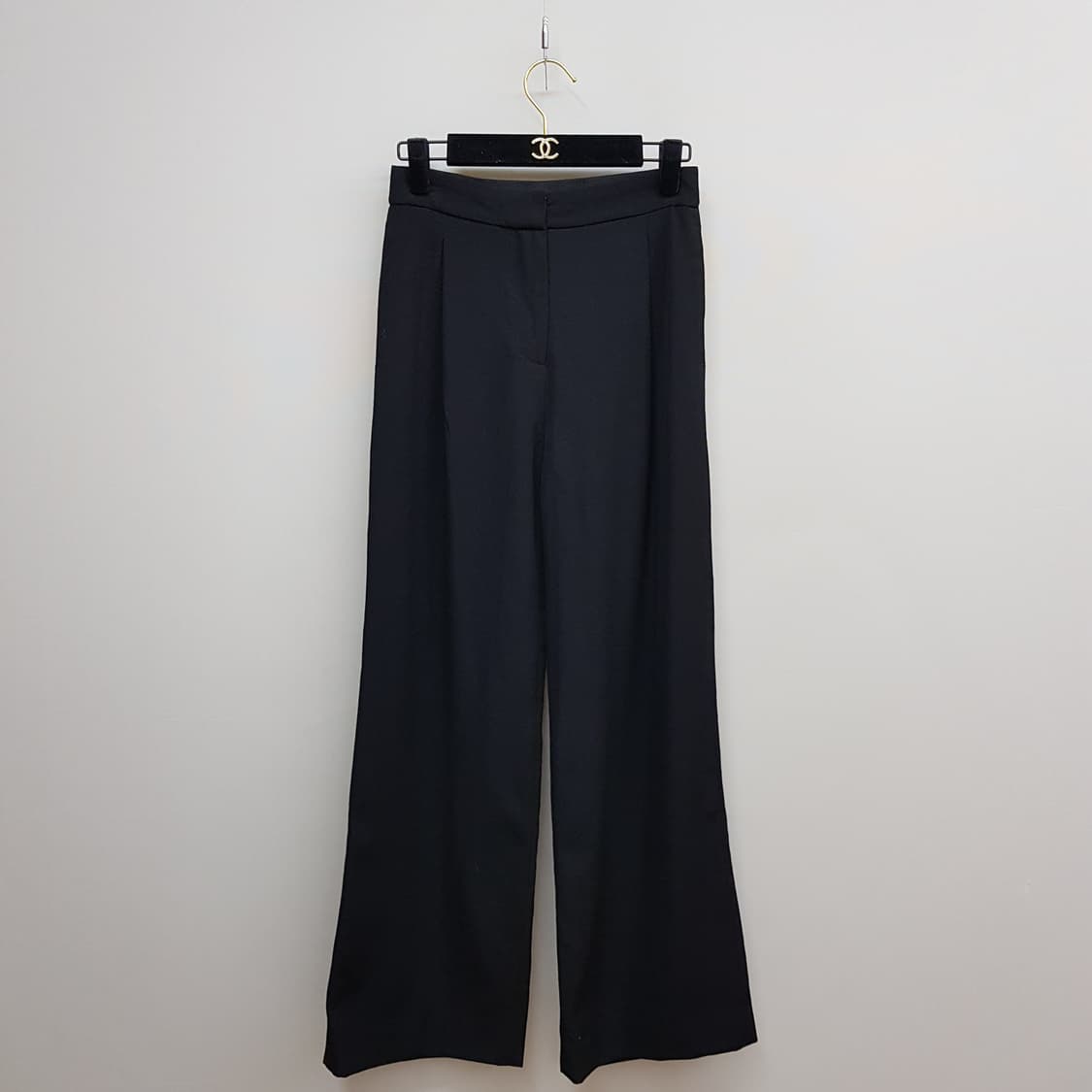 한섬 타임 2022 울 와이드 팬츠 61-90사이즈 상품이미지1