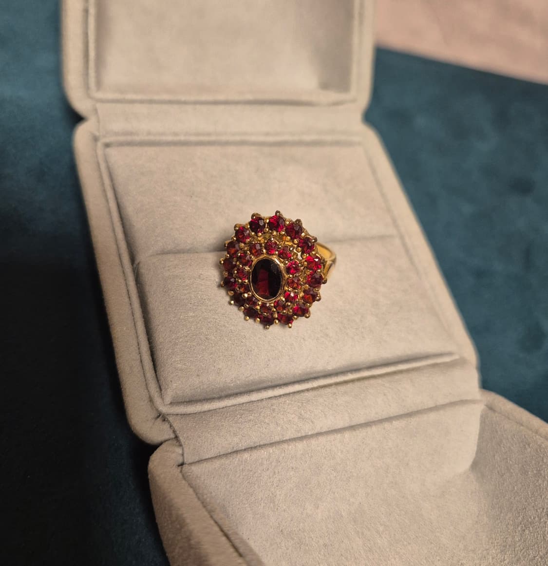 가넷 반지 (빈티지, 10호~10호반, s925, 퀄리티 진짜좋음) 상품이미지2