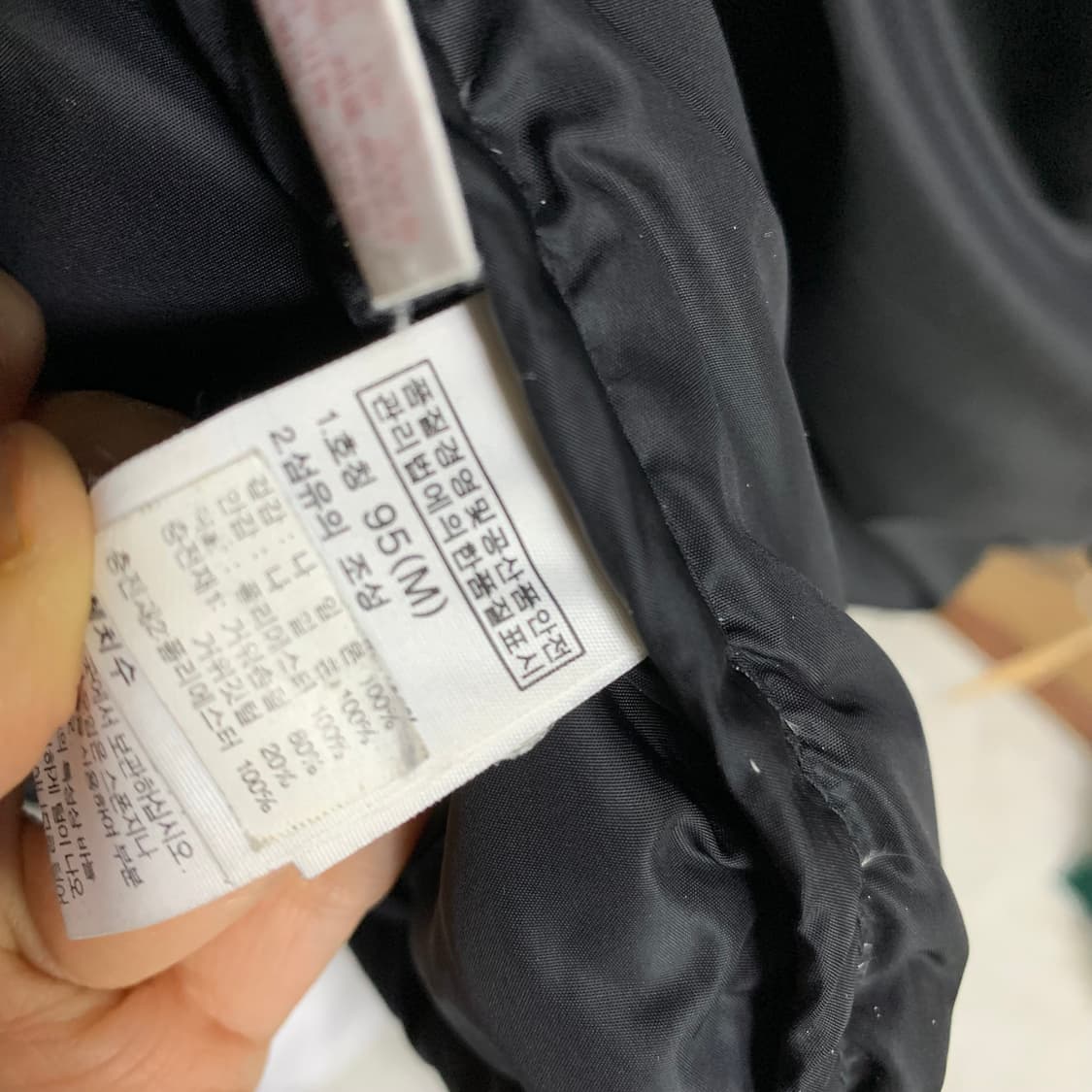 노스페이스 블랙 후드 패딩 점퍼 700 빈티지 95 M 남녀공용 상품이미지8