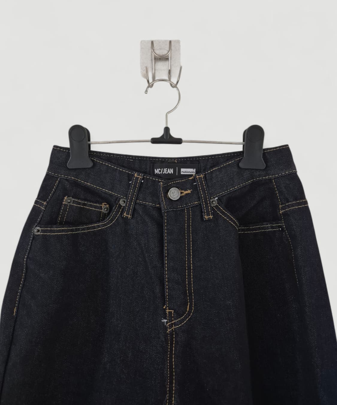 밀리언코르 빈티지 와이드 데님청바지 셀비지 Women 상품이미지1