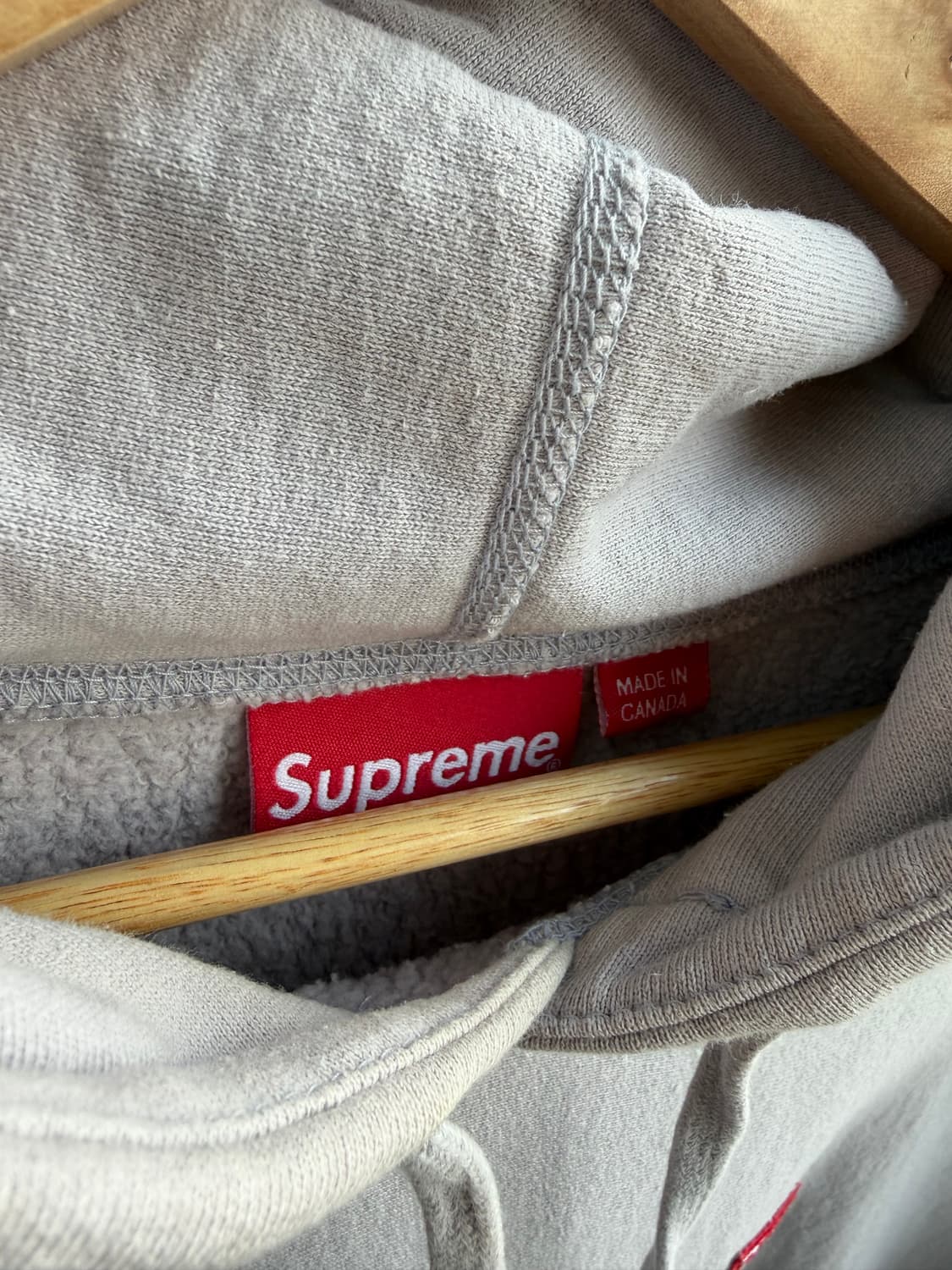 L/ 슈프림 스몰박스로고 기모 후드티 상품이미지6