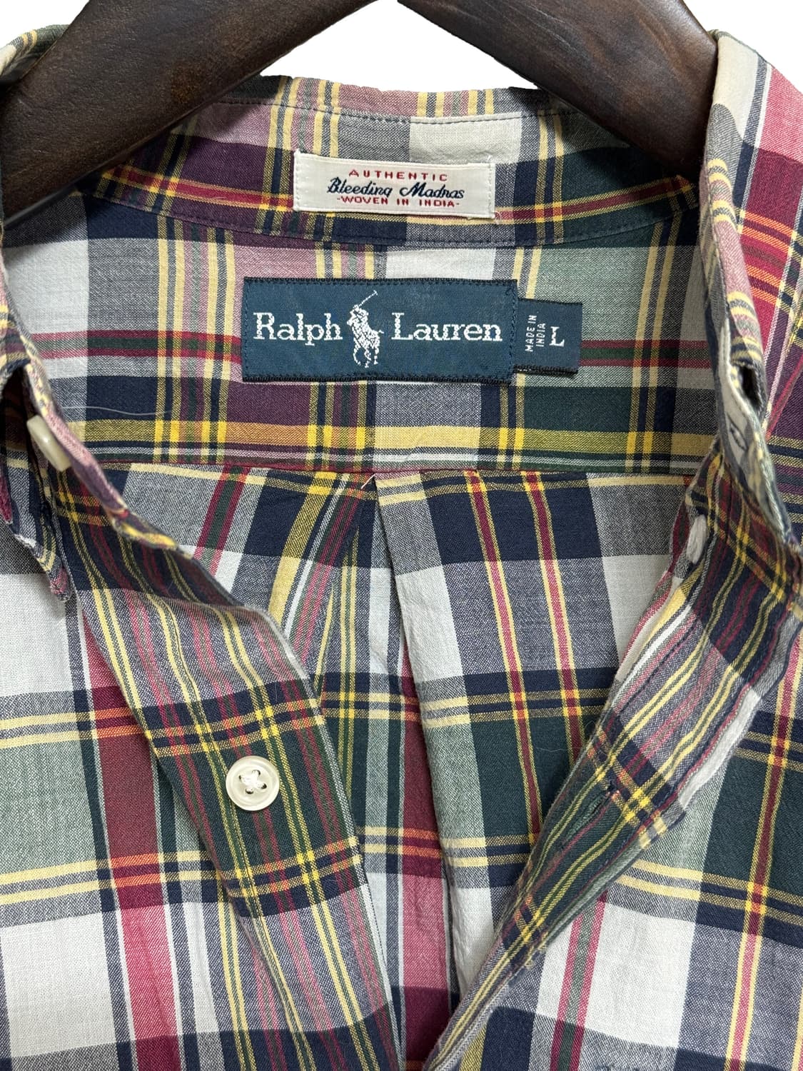 폴로 랄프로렌 마드라스 체크 셔츠 상품이미지5