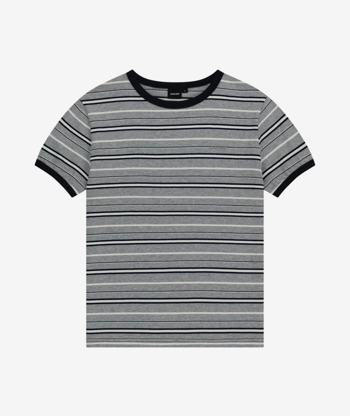 아캄 링커티 Striped Ringer Top (Gray-Navy) 상품이미지1