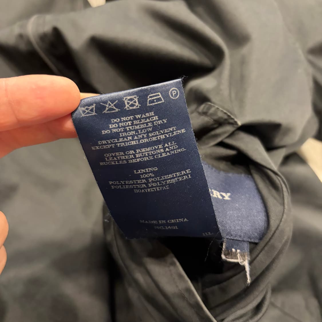 [M] 버버리 리버시블 노바체크 블랙 해링턴 자켓 B820 상품이미지8