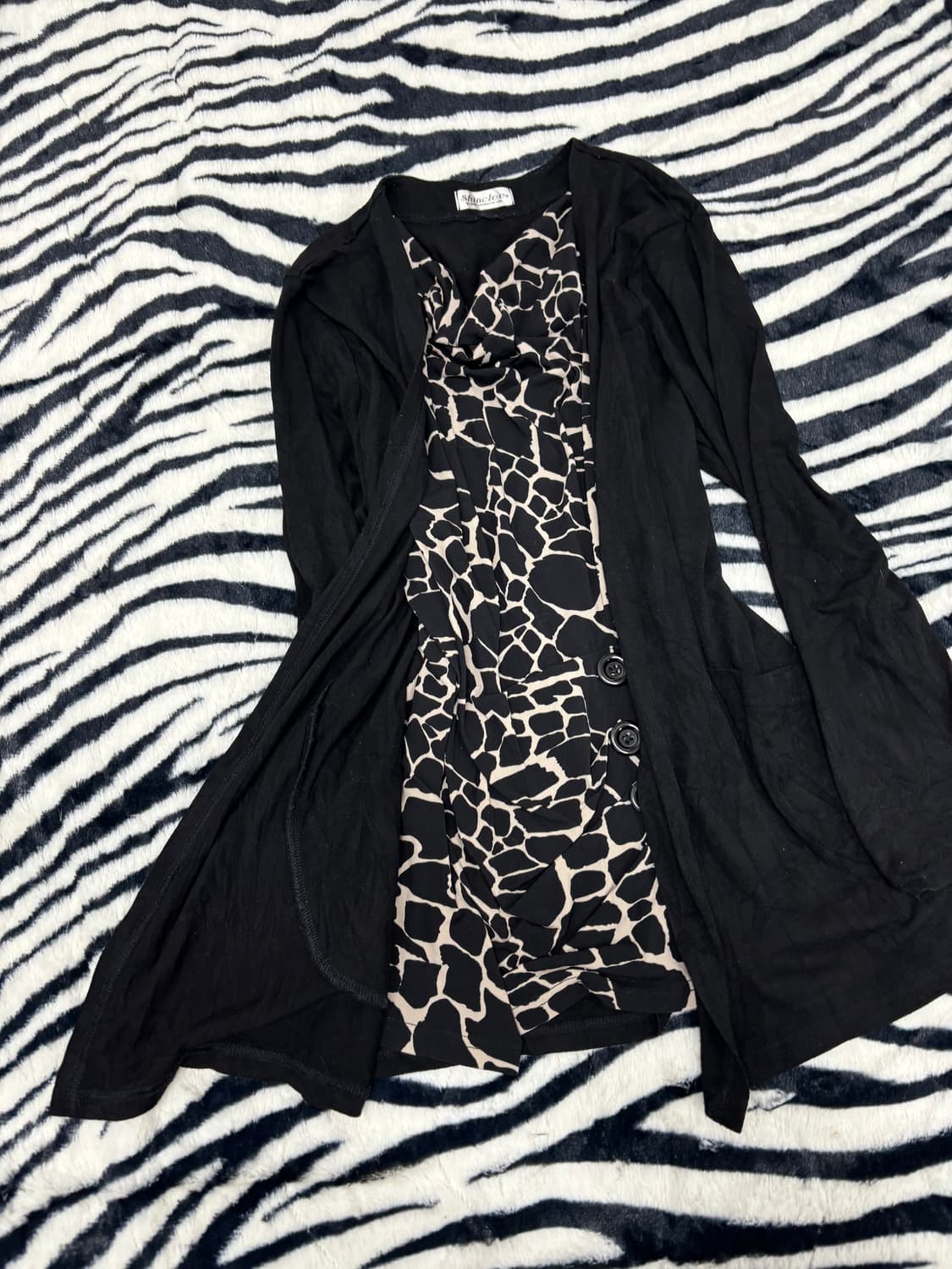 [VKEI]Rare Design Black Layered Sleeve 상품이미지3