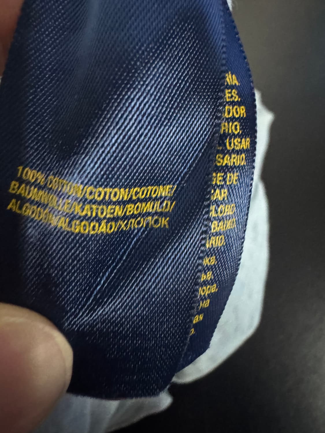 여성 희귀!! 폴로 랄프로렌 샴브레이 밴딩 면바지 25.9인치 상품이미지4