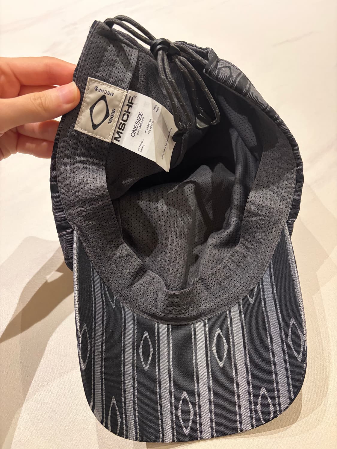 미스치프 자카드 캠프캡 OS 상품이미지4