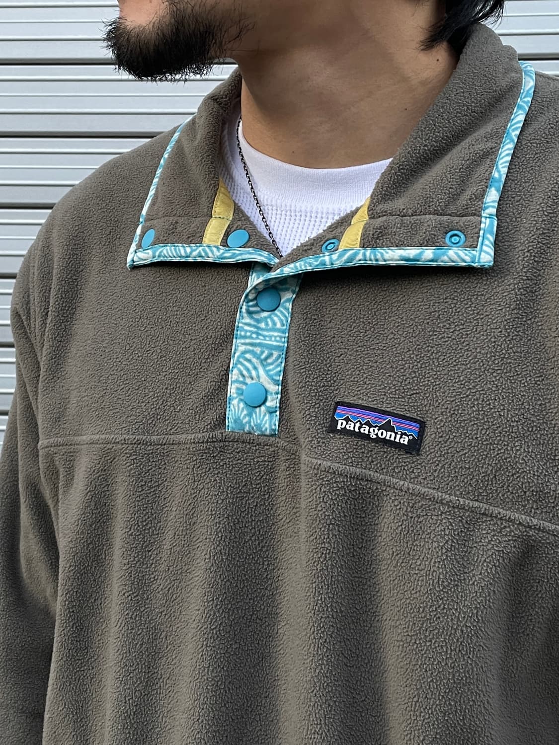 Patagonia Micro D Brown&Sky Blue Fleece  상품이미지2