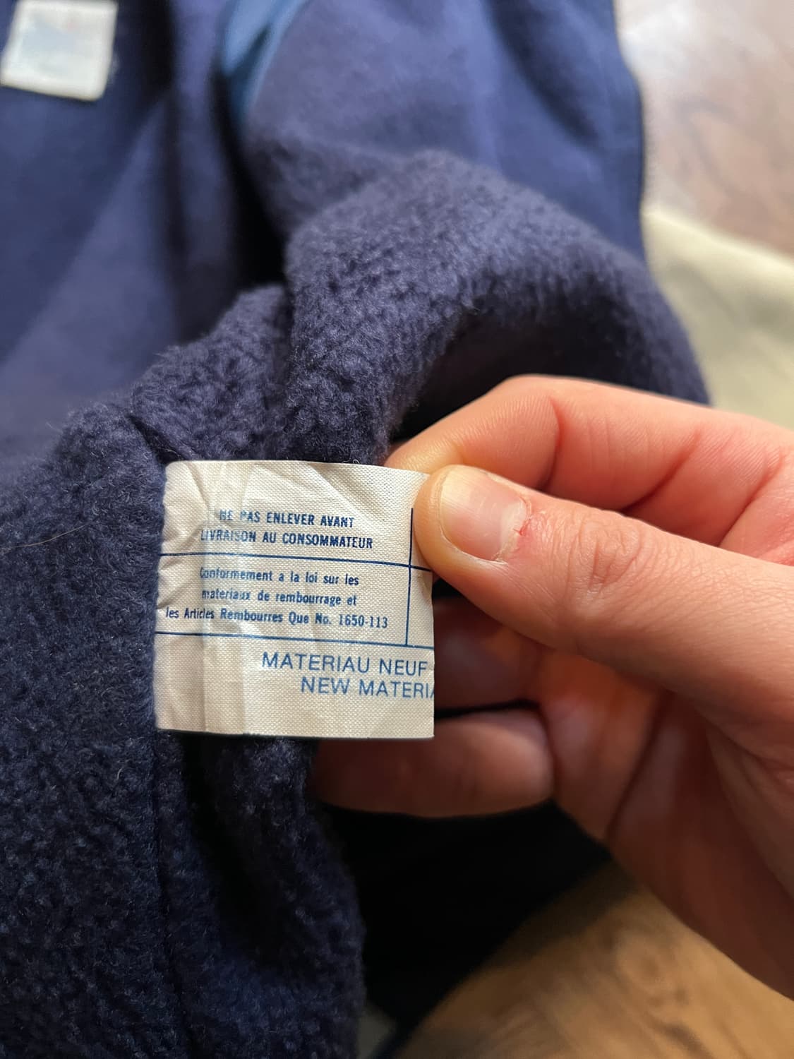 [XL]80's 울리치 USA Made 플리스 라이닝 베이지 웜업 자켓 상품이미지7