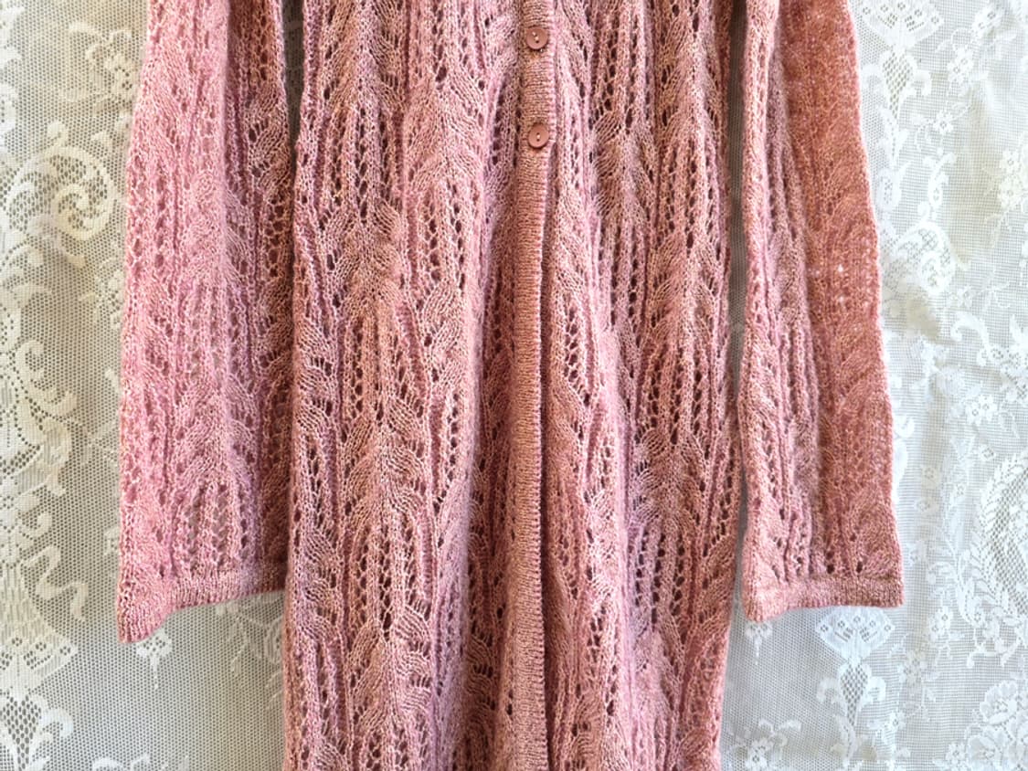 일본 맥시엄 니트 가디건 미사용품 상품이미지5