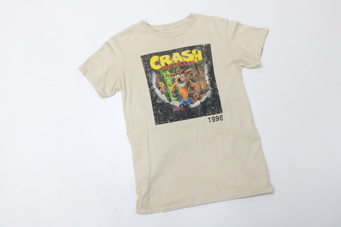 크래쉬 밴디쿳 Crash Bandicoot 프린팅 반팔티셔츠 상품이미지3