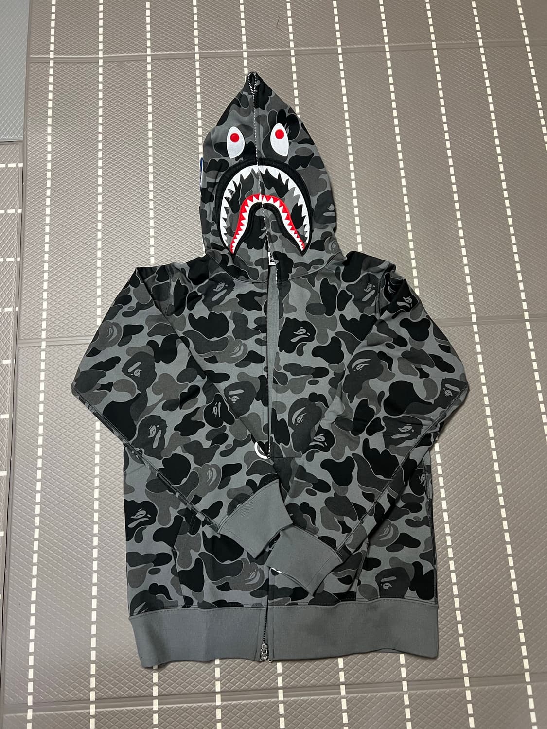 베이프 후드집업 / 그레이 L 상품이미지1