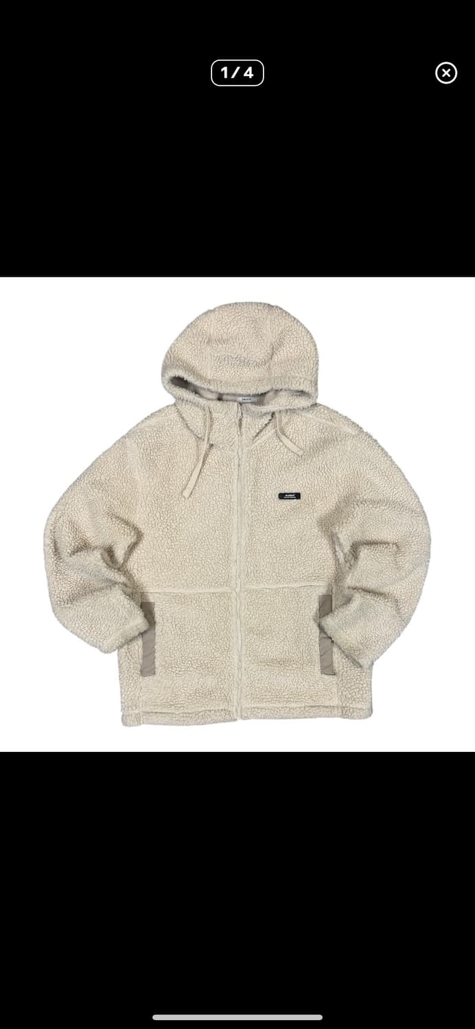 (바배) 폴햄 뽀글이 플리스 후드 집업 상품이미지1