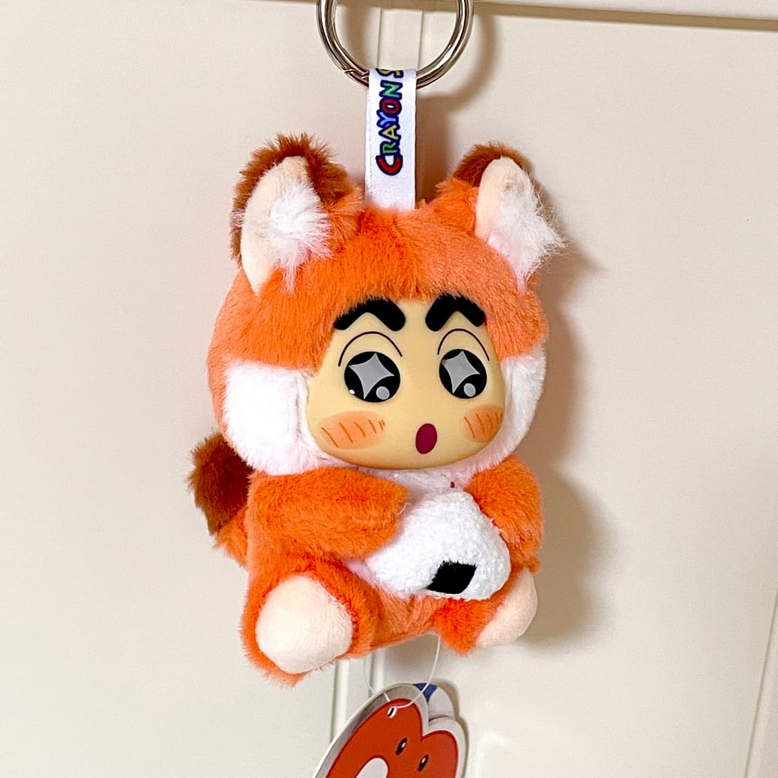 희귀)짱구 라부부 동물 여우 인형 키링 상품이미지2
